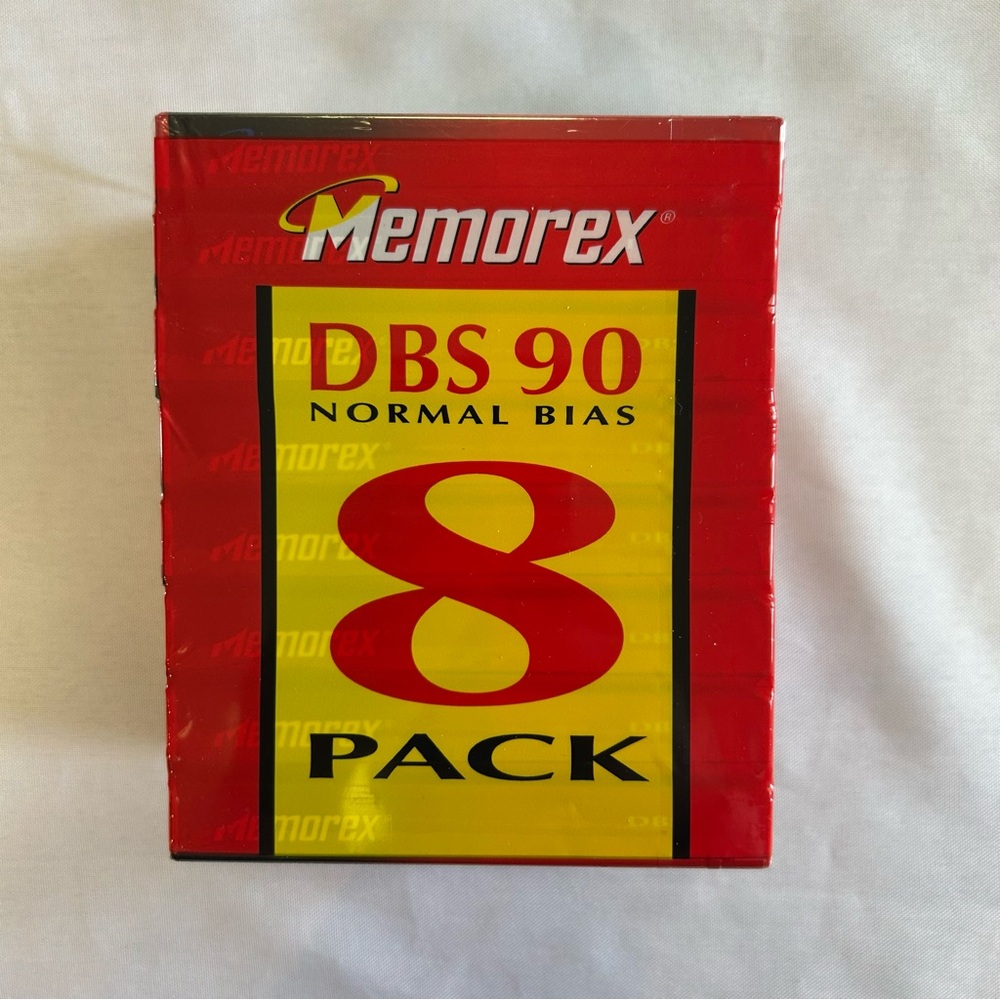 Memorex DBS 90 Normal Bias Audio Cassettes 8 Pack